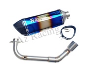 ชุดท่อ Madison150เมดิสัน 150+ปลายท่อ AK 18 นิ้วใบอ้วน