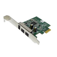 Dell 00HTTT DPWC200 AVALON-1394B DPWC200 91WRC PCI-Express x1 2x 1394B 1x 1394A Firewire Karte 00HTT