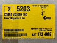 2025 Year Production 5203 50D iMax 120 220 Color Film Rolls Movie Roll Separate Daylight Roll Office