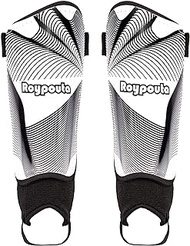 ROYPOUTA Shin Guards Soccer Youth, Shin and Ankle Protection Kids Soccer Shin Guards, Hard Shell and Adjustable Straps for Comprehensive Protection Toddler Shin Guards