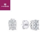 HABIB Diamond Earrings in 375/9K  White Gold 457020622(WG)