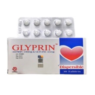 GLYPRIN Aspirin 100mg & Glycine 45mg 30's Tablets