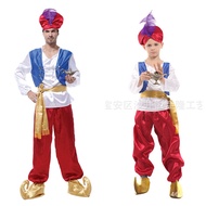 Halloween Father-Son Costume Arabian Aladdin Prince Masquerade Costume Adult Children Costume
