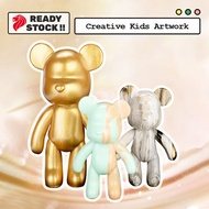 [SG STOCK] DIY Fluid Painting Bearbrick | Acrylic color | Room decoration | Gift | Creative project