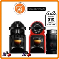 Nespresso Inissia with Aeroccino Bundle - Free $10 Coffee Voucher + Capsules