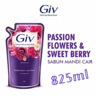 Terbaik GIV sabun cair giv white giv perfume 900 / 850 / 825 ml refill