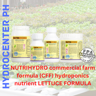 NUTRIHYDRO commercial farm formula (CFF) hydroponics nutrient LETTUCE FORMULA