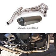 Moto Exhaust System for YAMAHA MT09 MT09 Tracer XSR900 Tracer900 Tracer900GT Exhaust Pipe 2014 2015 