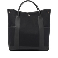 Hermès Black Negonda and Militaire Canvas Garden Party Pockets Vertical Palladium Hardware, 2024