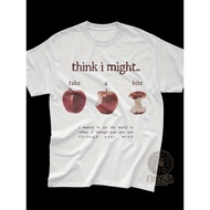 Beabadoobee Exclusive Funny Thinkingapple Graphic Tee - for THINK I Might Take a Bite Lyrics - This 