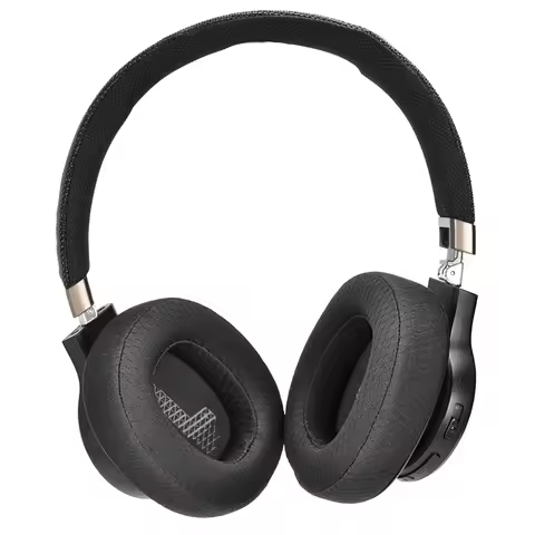 1Pair Foam Ear Pads Cushion Leather Earpad for JBL E65 E65BTNC / Duet NC/Live 650BTNC Live 660 BTNC 