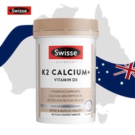 【100% Authentic】Swisse Ultiboost K2 Calcium + Vitamin D3 90 Tabs 正品斯维诗K2柠檬酸钙维生素D3 Bone Muscle Health