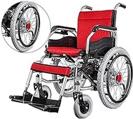 Fashionable Simplicity Long Range Lightweight Electric Wheelchair - Remote Control Power Wheel Chair Foldable Motorize Wheelchairs Mobility Aid With Intelligent 360° Joystick 12A (12A) (Size : 12A)
