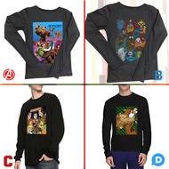 New Longsleeve Tshirt SCOGY Tshirt 100% Cotton Black | Size SML XL XXL 3XL 4XL | Long Sleeve T-Shirt
