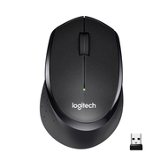 Logitech M330เงียบบวกกับเมาส์ไร้สายการติดตาม DPI ออปติคอลที่1000อายุการใช้งานแบตเตอรี่2ปี,ใช้งานได้กับพีซี,Mac,แล็ปท็อป,Chromebook (3สี)