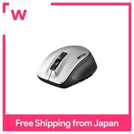 BUFFALO wireless laser premium fit mouse M size Silver BSMLW505MSV