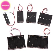 Cheesenm 1 2 3 4 5 6 Slots 3V AA Battery Case Box AA LR6 HR6 Battery Holder Storage Case  Lead Wire 