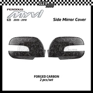 Perodua Myvi 2005 - 2010 Side Mirror Cover Carbon Chrome Black Accessories Bodykit Ezi SE SE2 2006 2