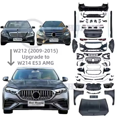 New Popular Body Kits Use E Class W212 2010-2015 Upgrade to W214 E53 2025 Car Bumper pp Material