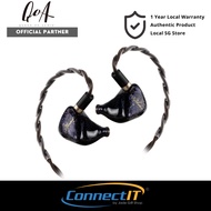 Queen of Audio Martini 1DD + 4BA + 1BC Hybrid In-Ear Monitors 0.78 mm 2-pin ( 1 Year Warranty)