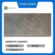 GRANIT MATT 120x240 MONOLITH CEMENTO 