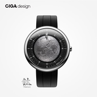 นาฬิกาอัตโนมัติ CIGA Design Mechanica - ชุด Moon Walker Edition นาฬิกากระจายสายรูปวงกลมทำจากไททาเนีย