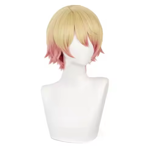 Anime Tenma Tsukasa Cosplay Wig 30cm Short Wigs Heat Resistant Synthetic Hair Halloween Party