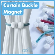 Magnetic Curtain Clip Magnet Button Lock Pearl Ball Design Curtain Tiebacks Tali Pengikat Langsir Ma