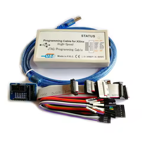 Xilinx Platform Cable USB Download Cable JTag Programmer Debugger for CPLD/FPGA ISP PROM FT2232 Vers