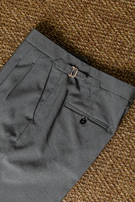 TOFFY & BROWN / CLASSIC DOUBLE PLEATED TROUSERS