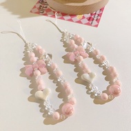 GANTUNGAN Universal Lanyard Handphone Strap Keychain Strap Pink Ribbon SM350 BD9465