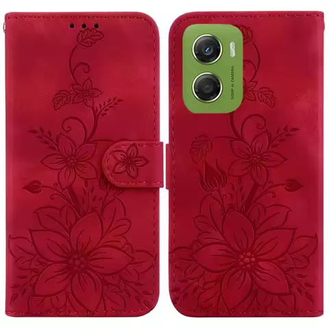 For Motorola Moto G06 Case Solid Color Leather Flip Phone Case for Funda Motorola G06 MotoG06 G 06 C