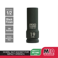 M10 1/2“ Wheel Nut Socket For Impact Wrench - 17 / 19 / 21 mm