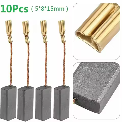 10pcs/set Carbon Brushes Replacement Fit For BOSCH GWS 580 GWS 850 C GWS 7-115 GWS 8-125 GWS 9-150CS