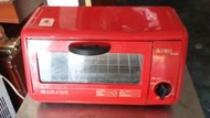 689-(故障品)(零件品)中古電烤箱  烤箱家用小型電烤箱(可使用但定時器故障)