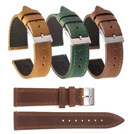 Leather Watch Strap Quick Release 18mm 19mm 20mm 21mm 22mm Cowhide Watch Strap Intelligent Watch Str