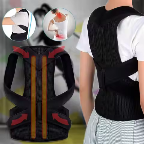 Back Corrector Adjustable Corrector Back Support Shoulder Back Brace Correction Spine Postural Corre