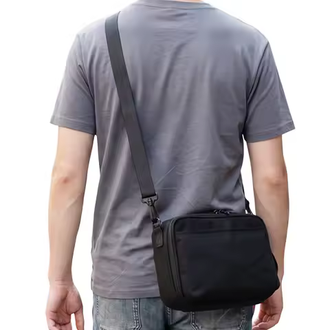Guitar Effects Pedal Carrying Bag for Mooer GE100 Portable Protective Case 900D Nylon Shoulder Strap