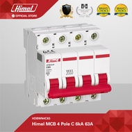 Himel MCB 4P C 6kA 63A - HDB3WN4C63
