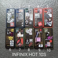 Case gambar infinix Hot 10S motif brand soft softcase softshell cover