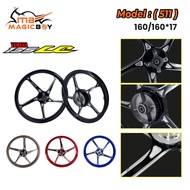 Magic Boy Sport Rim CNC 511 YAMAHA LC135 160/160*17 Solid Colour Black Red Blue