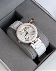💯Vivienne Westwood 土星陶瓷女裝手錶(貨號：366po7)