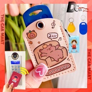 PU Leather Door Access Card Cover Access Control Card Holder Access Token Cover