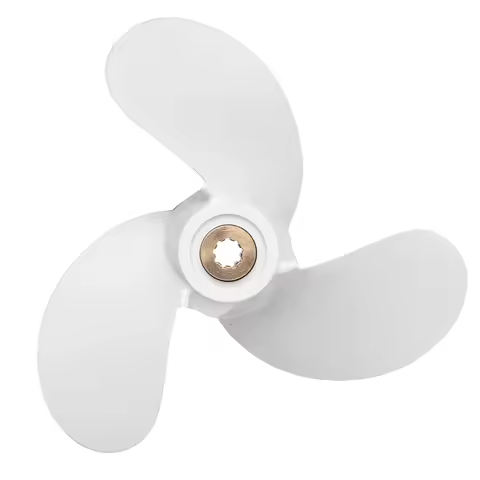 Outboard Propeller 6L5-45943-00-EL For Yamaha 2.5-3HP 7 1/4 x 6 Marine Propeller 9 Spline Tooth Alum