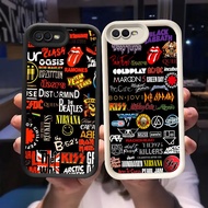 Q-89 Fashion Rock Black white Case for OPPO A3S A12E A1K Realme C2 C2S C1