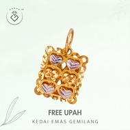 [Kedai Emas Gemilang] 3002478 Gold Pendant (2.22Cm) (2.63G) [916 Gold]