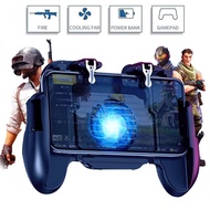 H5 Game Pad with COOLING FAN PUBG ROS L1R1 Trigger Mobile Controller