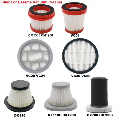 HEPA Filter For Deerma Vacuum Cleaner CM1300 CM1900, VC01, VC20 VC20S VC21, VC40 VC50, DX115 DX115C,