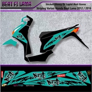 Sticker Striping BEAT FI 2013 2014 2015 Lama Variasi Lis Motor Beat Fi Old lama Desain merah