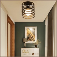 Lampu plafon INDUSTRIAL MINIMALIS ROUND IRON celing lamp